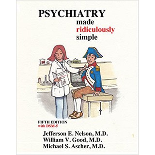 Psychiatry Made Ridiculously Simple, 5ed - ISBN 9781935660132