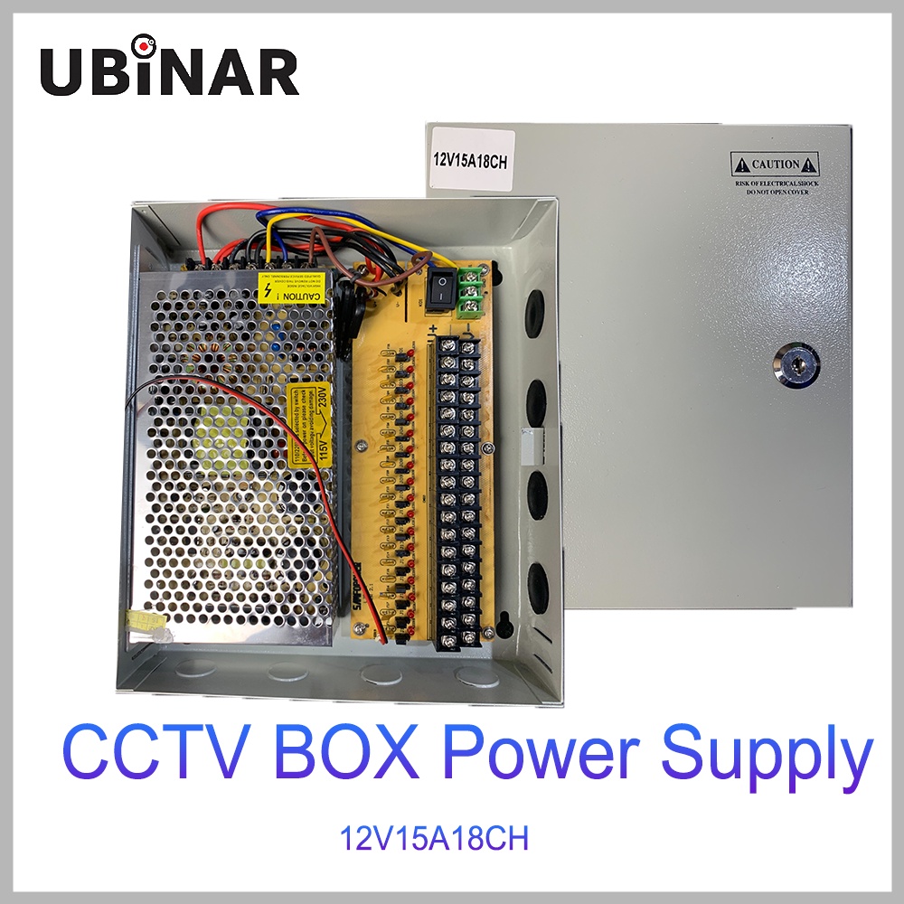 UBINAR CCTV BOX Power Supply  / 12V15A18CH