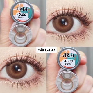 คอนแทคเลนส์🌈Aria🌈 Brown/Gray (Lovelysoft) ขนาดมินิ💖