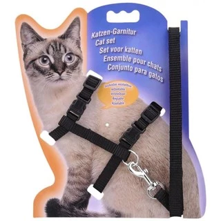PEKO PET&CAT สายจูงสัตว์เลี้ยง แบบสองวรรค สำหรับสุนัข แมว กระต่าย สายจูงเชือกไนล่อน มีหลายสี