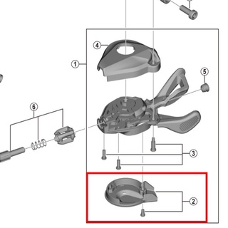 Shimano ฝาครอบคันเกียร์ สําหรับจักรยานเสือภูเขา&amp;amp; สกรูยึด Y6TB98060 Y0L098020 Y0cr98020 Y0CS98020 Y06M98020 Y06N98020 Y0GV98020