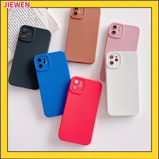 เคสโทรศัพท์มือถือ Tpu สีพื้น เคสโทรศัพท์ สําหรับ Iphone เคสไอโฟน 11 12 13 Pro Max Xr X Xs Max 7 8 Plus Se