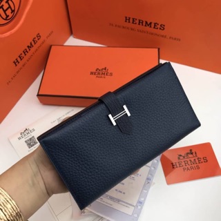 กระเป๋าสตางค์Hermes เกรดMirror หนังแท้💕งาน1:1 กล่อง เอกสารครบ