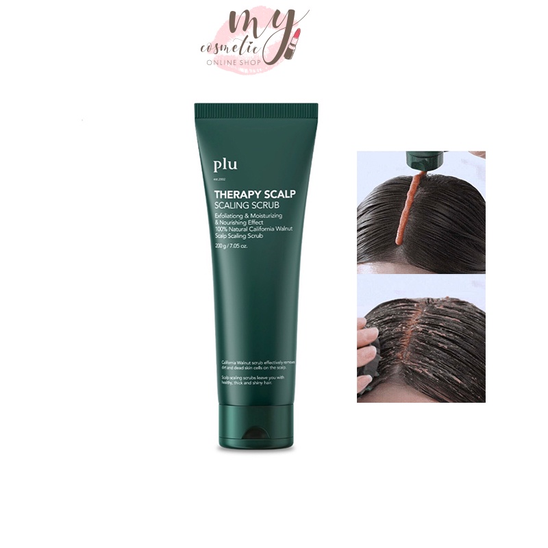 (🌼แท้ / พร้อมส่ง🌼) สครับหนังศรีษะ Plu Therapy Scalp Scaling Scrub 200g