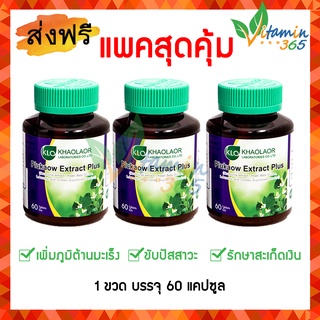 (3กระปุก) ขาวละออ KHAOLAOR พลูคาว สกัด พลัส เบต้ากลูแคนและวิตามินซี สะเก็ดเงิน เพิ่มภูมิต้านทาน 60 เม็ด