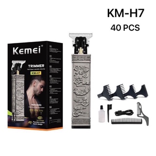 Kemei TRIMMER HairClipper specialty strip line KM-H7#ปัตตาเลี่ยนไร้สายรุ่นใหม่#สินค้าพร้อมส่ง