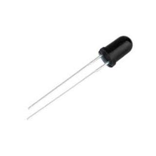 [10 ชิ้น] 5mm 940nm Infrared Receiver Diode DC 1.2V LED IR Receiver Light Emitting Diodes Black Round Head for Arduino