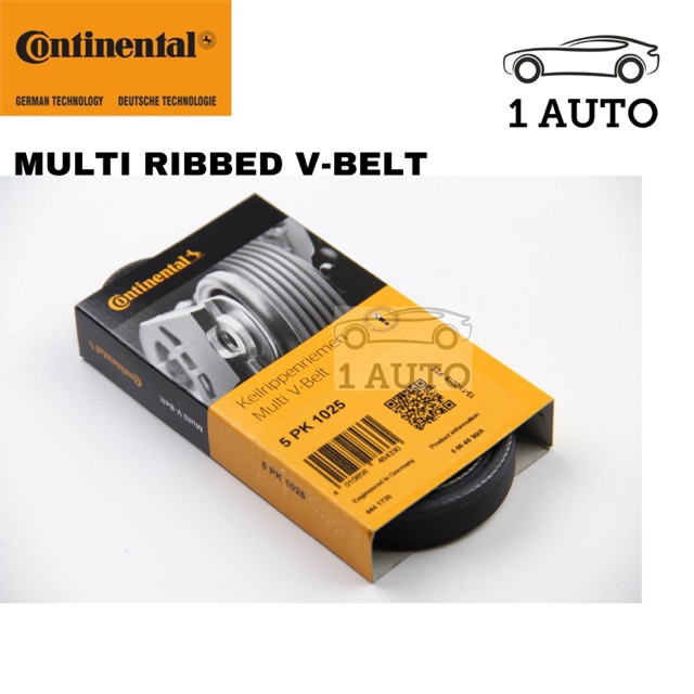 CONTINENTAL GERMANY MULTI RIBBED V-BELT 5PK1025 BMW X5 e53 4.4 4.8 V8