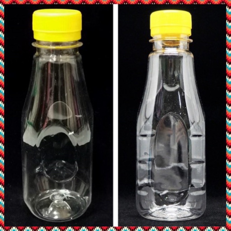 (50 ใบ) ขวดพลาสติก ใส กลมตัด โบว์ลิ่ง 150 / 200 / 220 / 250 cc  พร้อมฝาขวดยา ขวดน้ำ