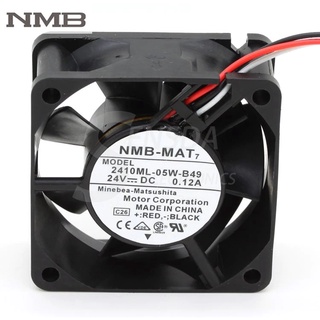 Original For NMB 2410ML-05W-B49 6CM 60mm 6025 DC 24V 0.12A axial Cooling Fans