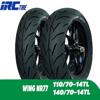 ยางมอเตอร์ไซค์ Aerox155 ขนาด 110/70-14&amp;140/70-14 IRC Wing NR77