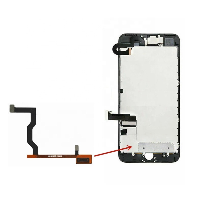 แพรต่อปุ่มโฮม สำหรับ 7Plus 8Plus 6Plus 6sPlus i7 i8 6S 6G 7G 8G Fingerprint Sensor Flex Cable Extens