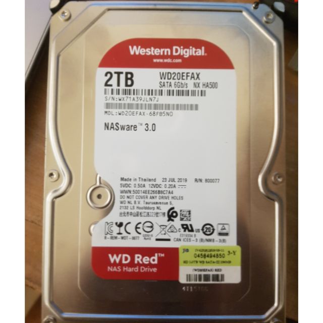 Harddisk Nas Wd Red Tb Sata Mb Wd Efax Red