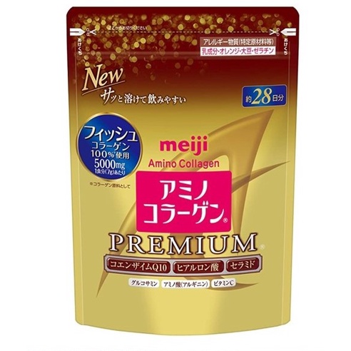Meiji collagen premium 5000mg ขนาด  196g ทานได้ 28 วัน