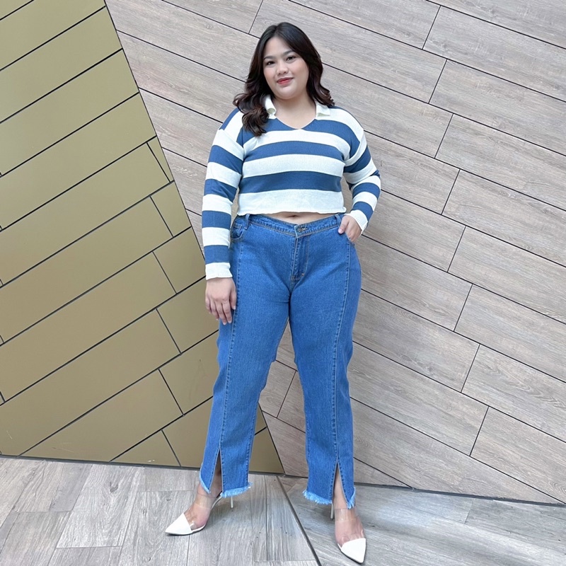 IRISIONA JAZZY Boyfriend Jeans 35-38 Bigsize Super Jumbo Plus Size Curvy Jeans