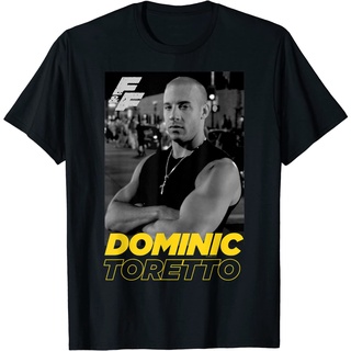 เสื้อยืดผ้าฝ้ายพรีเมี่ยม เสื้อยืด พิมพ์ลายโลโก้ Toretto Portrait Dominic สําหรับผู้ใหญ่