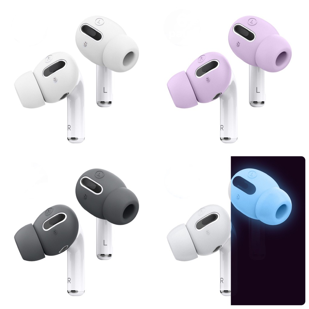 elago AirPods Pro1 & Pro2 Earbuds Cover Plus with Integrated Tips เคสหูฟังพร้อมจุก ในกล่องมี 3 คู่
