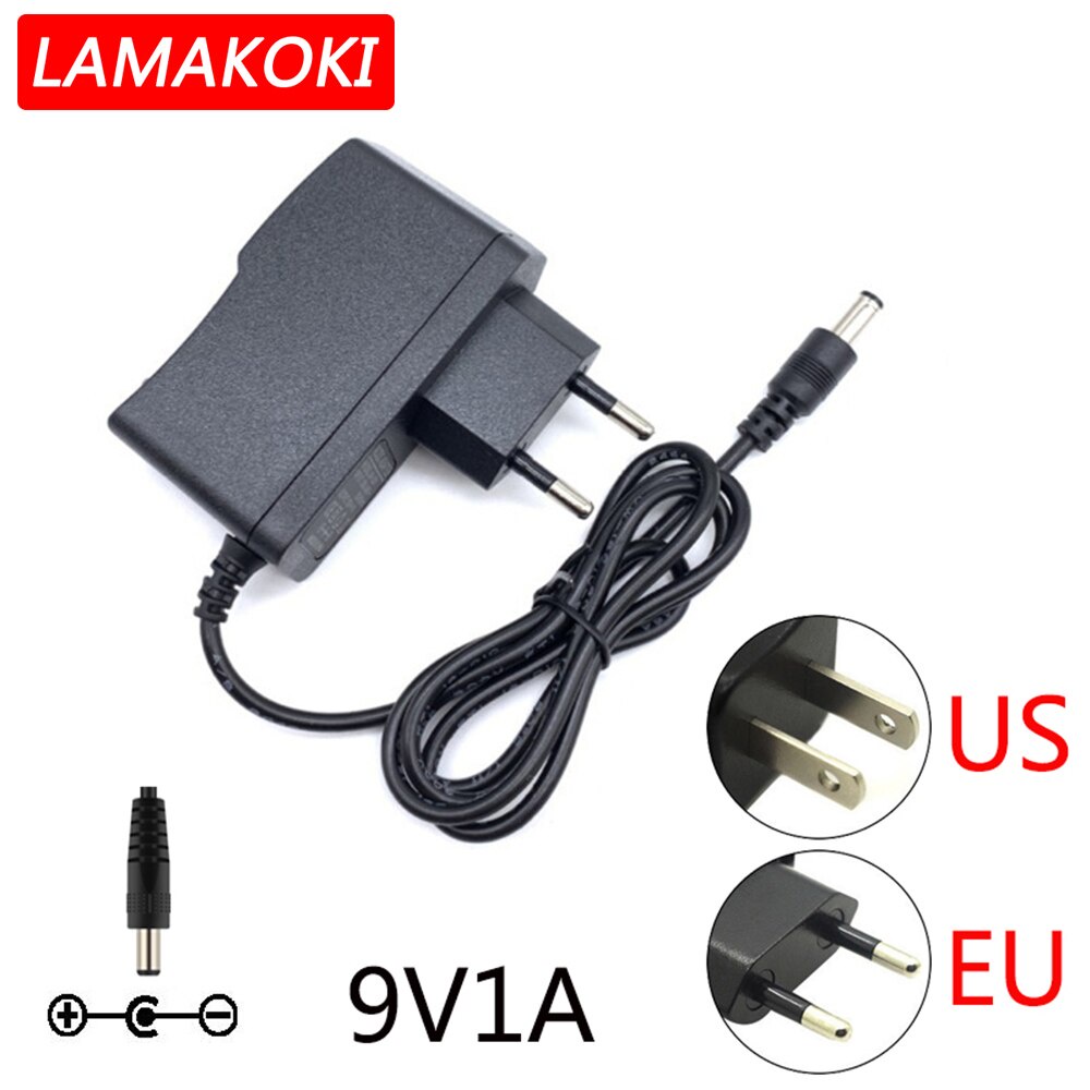 9V 1A อะแดปเตอร์ AC Charger PSA-120S PSA-120 แหล่งจ่ายไฟ 9V 0.5A สําหรับ Boss ME-25 ME-50 ME-70 ME-8