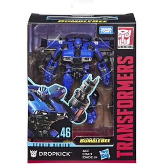 Transformers Toys Studio Series 46 Deluxe Class Bumblebee Movie Dropkick Action Figure ทรานส์ฟอร์เมอร์ หุ่นยนต์แปลงร่าง