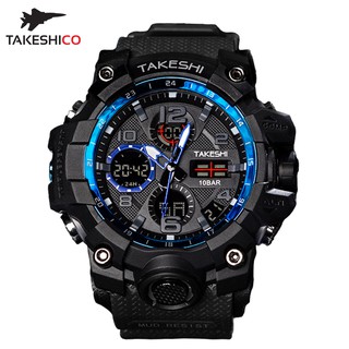 TakeshiCo 100M Water Resist Watch TK26BB นาฬิกาข้อมือ ผู้ชาย Takeshi