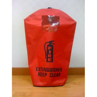 ถุงคลุมถังดับเพลิง PVC ป้องกันฝุ่น - Plastic Cover for Fire Extinguisher 10lb/15lb / 20lb