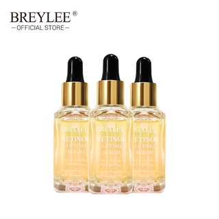 BREYLEE Retinol เอสเซ้นคอลลาเจนบํารุงผิวหน้าลดริ้วรอยลดริ้วรอย 17มล.3ชิ้น