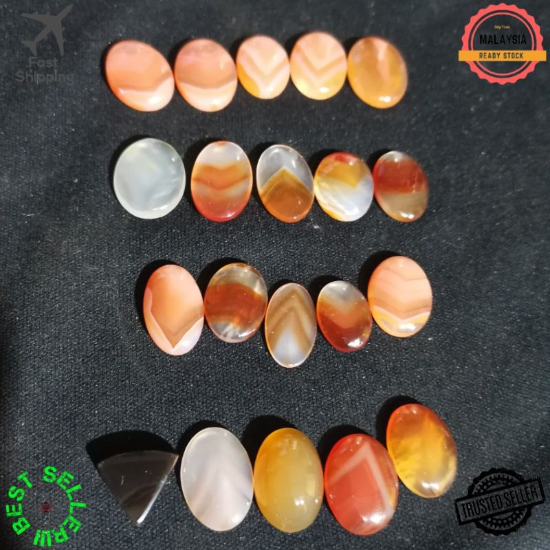 Sulaiman Agate และ Agate Selected With An Uphold, Yemeni Agate และ So On (D)