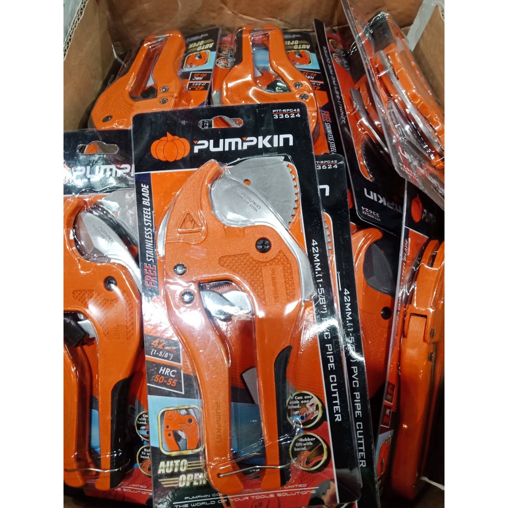กรรไกรตัดท่อพีวีซี PUMPKIN PTT-RPC42 รุ่น 33624