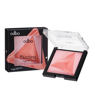 ODBO Blazing Highlighter 8g. โอดีบีโอ เบลซิ่ง ไฮไลท์เตอร์ OD134 (1ชิ้น)