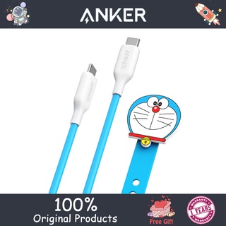 Anker Doraemon สายชาร์จ Type-C 100W PowerLine III 1.8 ม. USB-C เป็น USB-C