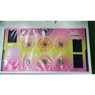 แผ่นยางสำหรับรองเล่นการ์ด (Rubber Mat) ภาคV ไทย สนามสีชมพู (V.7)
