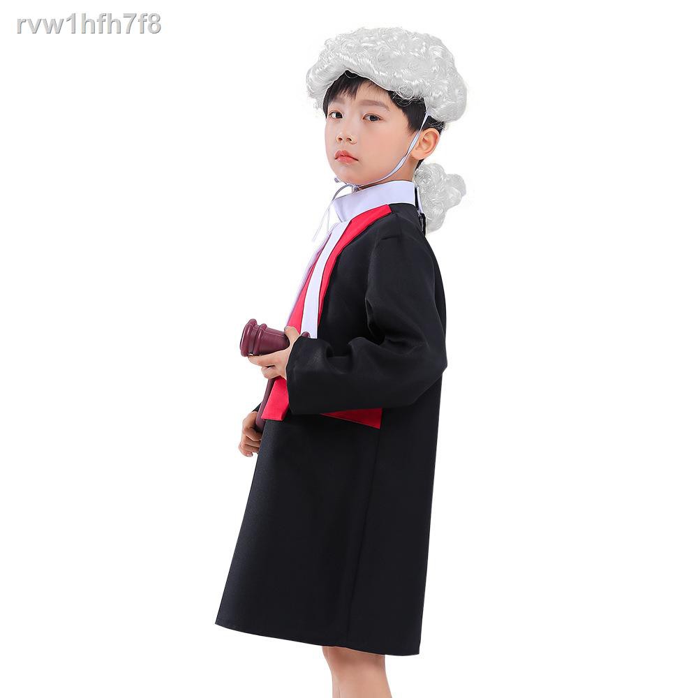 Halloween Children s Judge Costumes Cosplay Lawyer Professional