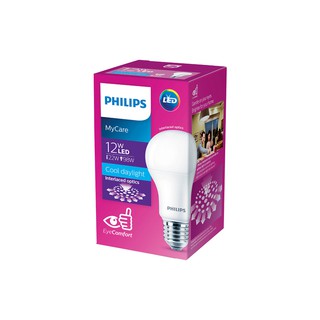 หลอด LED Bulb 12W COOL DAYLIGHT E27 PHILIPS | PHILIPS | LEDBulb 12W E27 CDL หลอดไฟ LED หลอดไฟ โคมไฟส่องสว่างและพัดลมเพดา