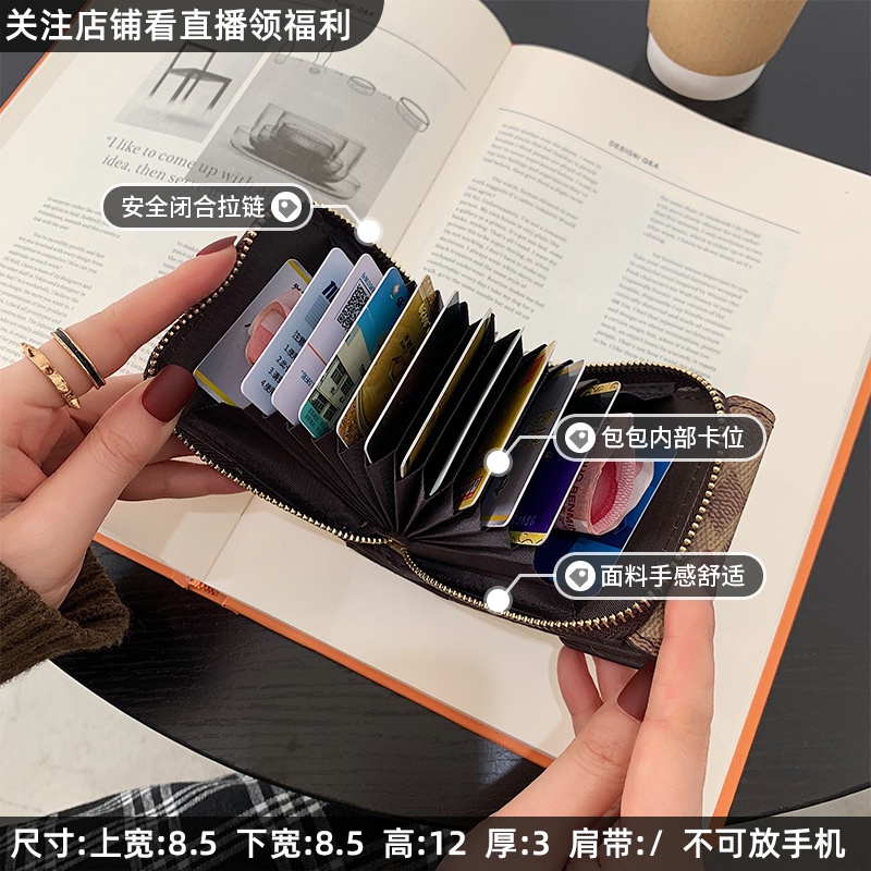 Card Holder Small Wallet Versatile Bag Ladies2021New Multi-Functional ...