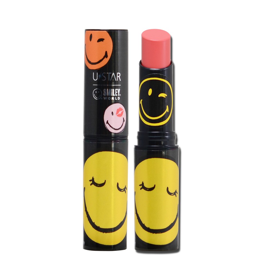 USTAR SMILEYWORLD TINT BALM *ทินท์ บาล์ม* บำรุงฝีปากนุ่มเด้ง ลิปบาล์มฉ่ำวาว ลิปทินท์ ลิปทินท์บาล์ม ล