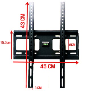 ขาแขวนทีวี ขนาด 23”-55”ชนิดปรับก้มเงยได้  แข็งแรง ทนทาน