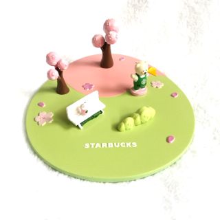 จานรองแก้วแบบแม่เหล็ก Starbucks MI-SAKURA RESIN COASTER