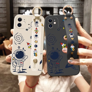 เคสโทรศัพท์มือถือ ซิลิโคน กันกระแทก ลายการ์ตูนนักบินอวกาศ พร้อมที่ตั้งวาง และสายคล้องข้อมือ สําหรับ Xiaomi Poco F5 Pro Poco X5 Pro 5G