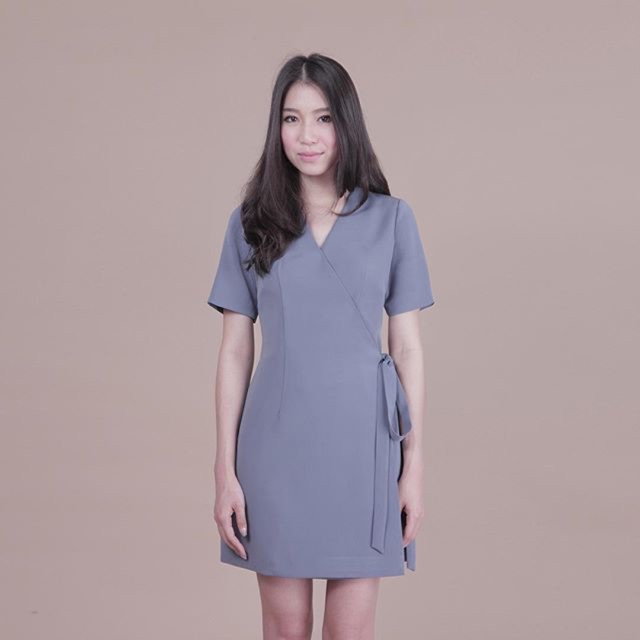 Lavender BowTie Dress