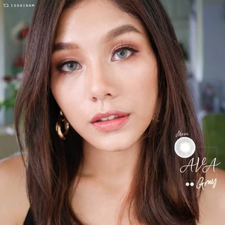 คอนแทคเลนส์ Mini Ava Brown / Gray (Kitty Kawaii) ขนาดมินิ 🌷 ขายดีมาก สายฝอ