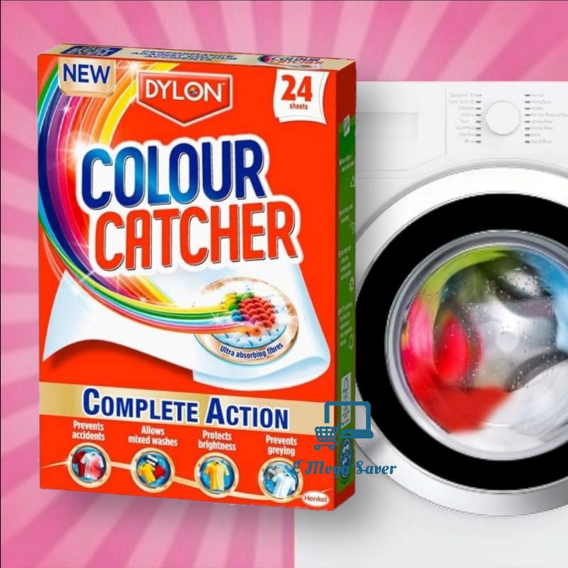 แผ่นซักผ้า Dilon Colour Catcher Complete Action (8/12/24 แผ่น)