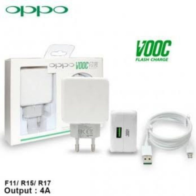 OPPO R17 3.0A ต้นฉบับ VOOC FAST CHARGING MICRO USB และ TYPE-C CHARGER