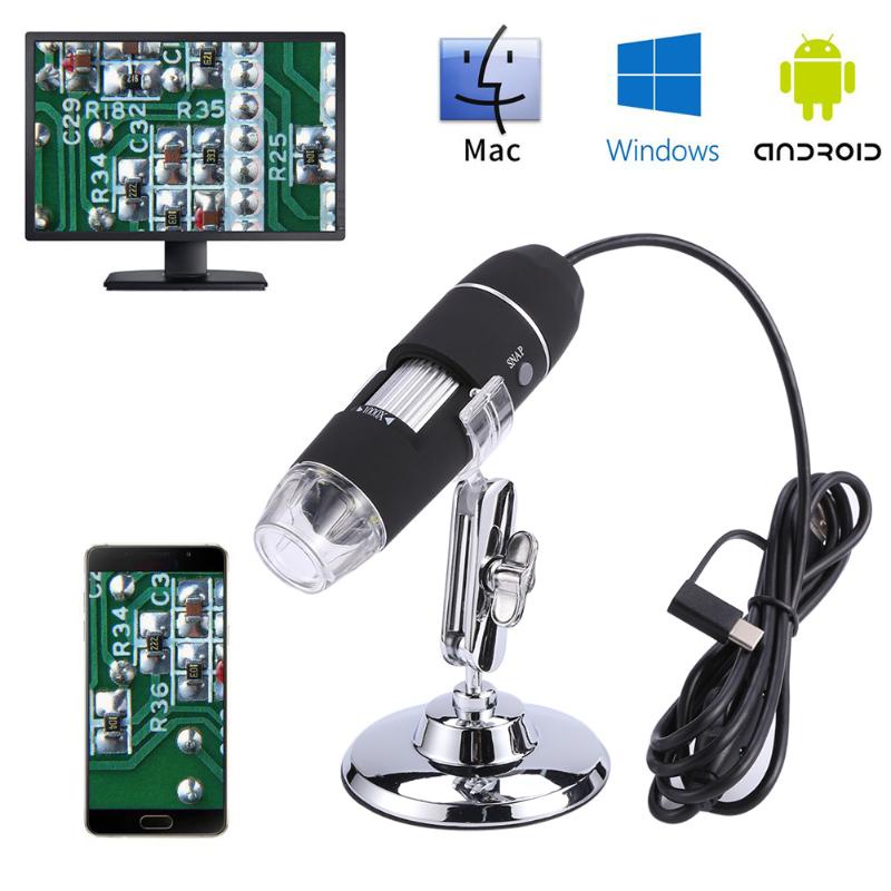 กล้องจุลทรรศน์เลนส์1600X Mega Pixels USB Microscope 1000X 5000X Digital