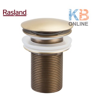 RA MSY13-NO-GOLD สะดืออ่างแบบไม่มีรูน้ำล้น (Matt Gold) Plug Waste (without Overflow) (Matt Gold) RASLAND