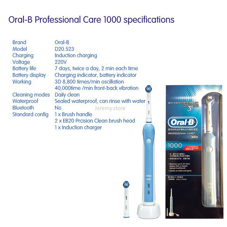oral b pro 4000 cross action
