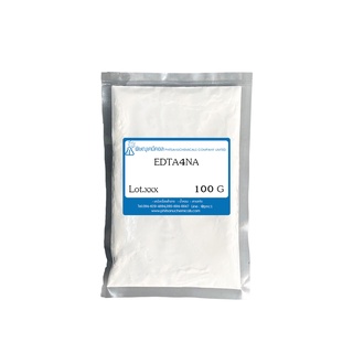 EDTA4NA (TETRASODIUMEDTA4NA (TETRASODIUM EDTA) 100G : อีดีทีเอ4เอ็นเอ (เตตระโซเดียม อีดีอีเอ) 100 กรัม //  EDTA) 100 g