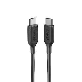 Anker Type C 60W Powerline III USB-C เป็น USB-C สายชาร์จเร็ว สําหรับ Samsung Galaxy S20 Plus S9 S8 Plus สายชาร์จโทรศัพท์