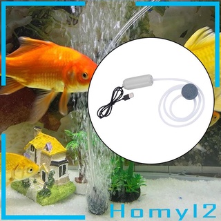 [Homyl2] เครื่องปั๊มลม ขนาดเล็ก 5V ชาร์จ Usb พร้อมหัวเข็มขัดแขวน สําหรับตู้ปลา