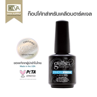 Gelish Photo Finish Nail Sealer gel.ท้อปโค้ดฮาร์เจล ให้ความเงางาม และทำให้ฮาร์ดเจลทนทาน ยาวนานมากขึ้น