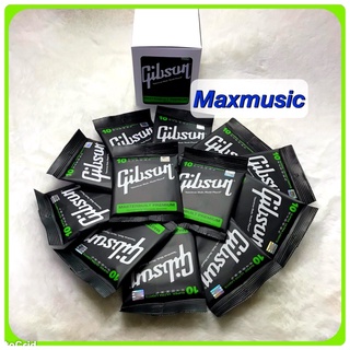 ยกกล่อง 12 ชุด สายกีตาร์โปร่ง Gibson 10/47 สายกีตาร์ที่ได้รับความนิยมสูงสุด เสียงใส กังวาน สินค้าพร้อมส่ง🚚 เร็วมาก⚡️